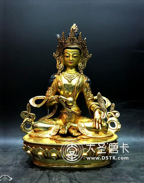 地藏王鎏金23cm