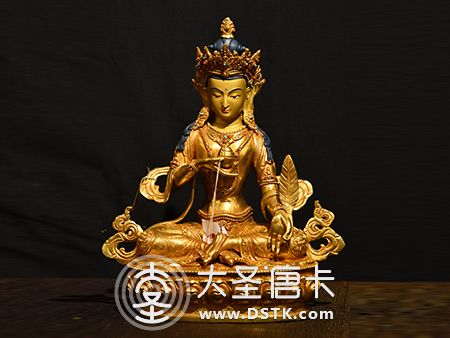地藏王菩萨鎏金33cm