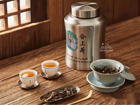 广林福 2016年『合上荷』一级寿眉老白茶(12罐/件)