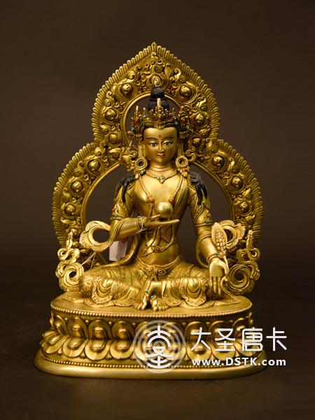 地藏王鎏金25cm