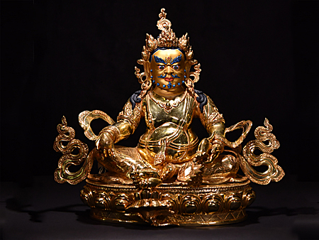 黄财神鎏金45cm