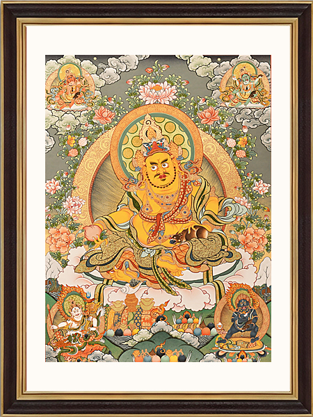 黄财神彩唐66x90cm