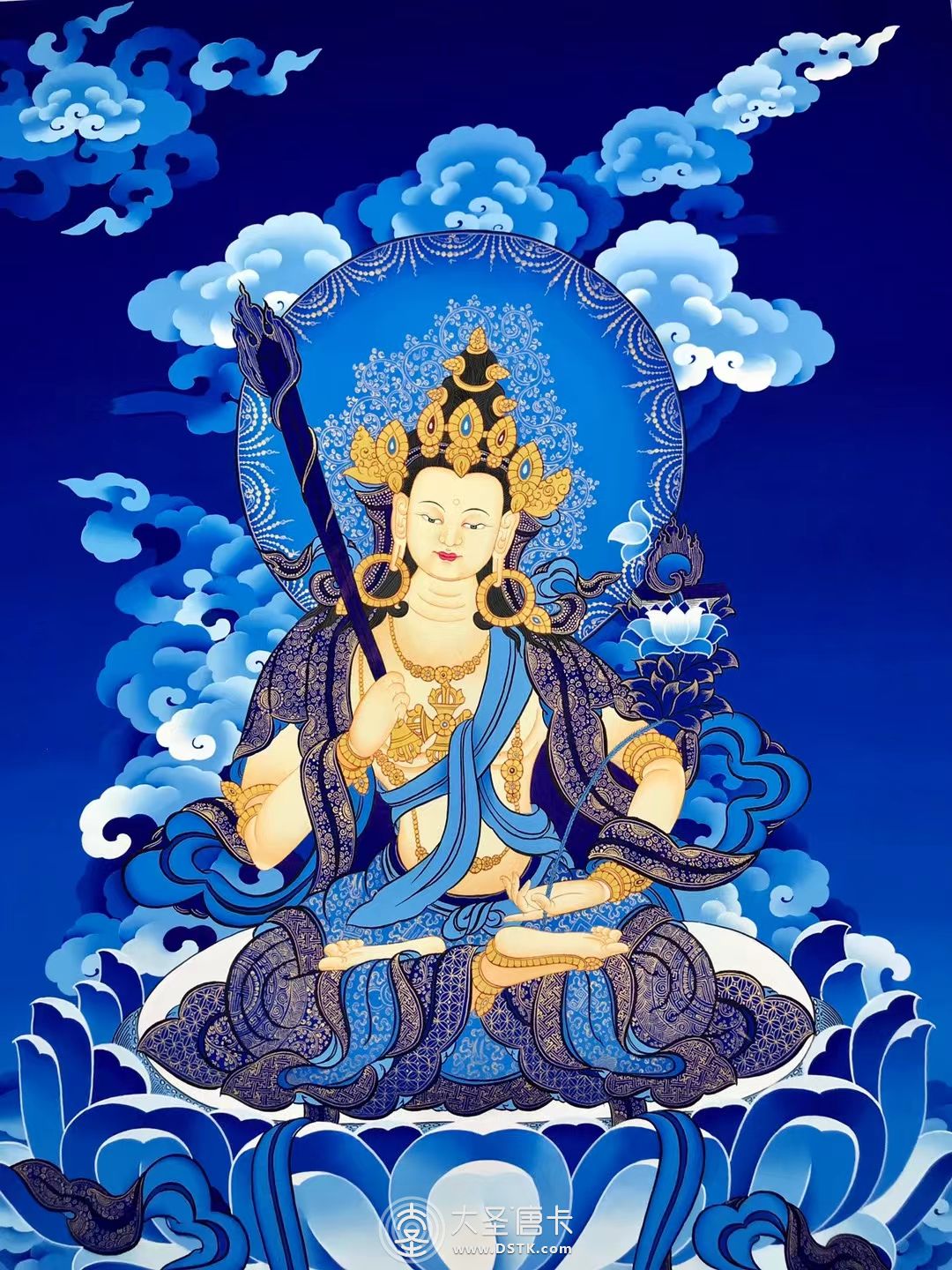虚空藏菩萨80×60cm