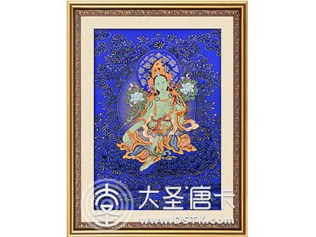 绿渡母蓝唐40x60cm