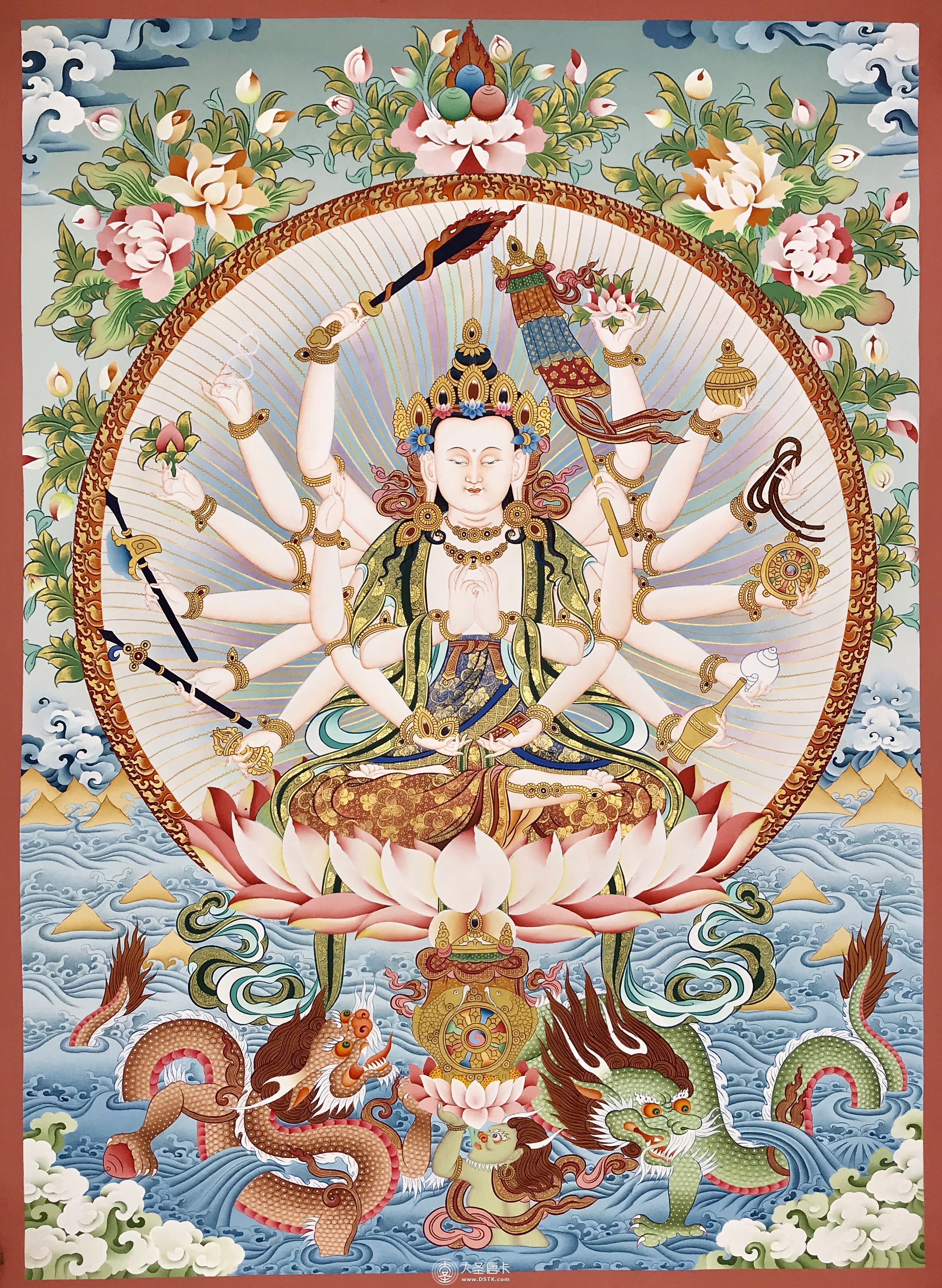 尼泊尔精品准提佛母80-60cm