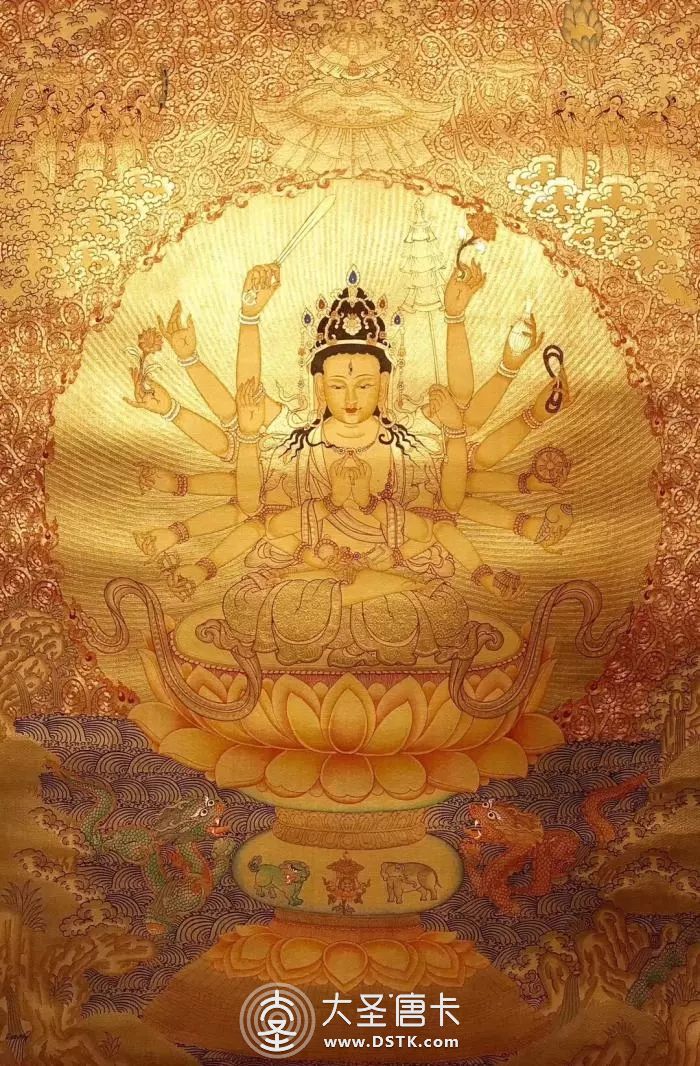 定制金唐准提佛母60-40cm