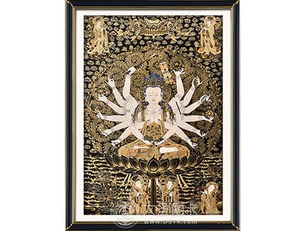 尖措大师黑唐准提佛母90-60cm