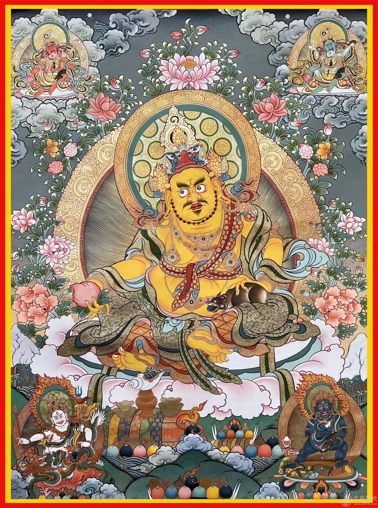 彩唐黄财神
