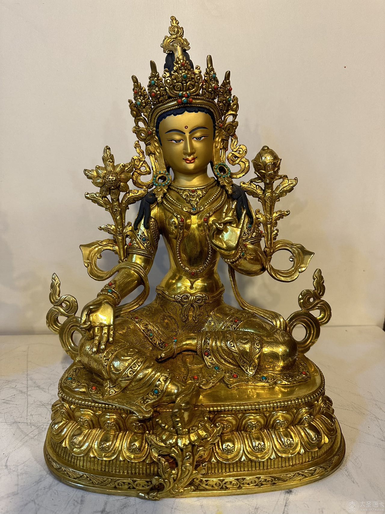 绿度母34cm