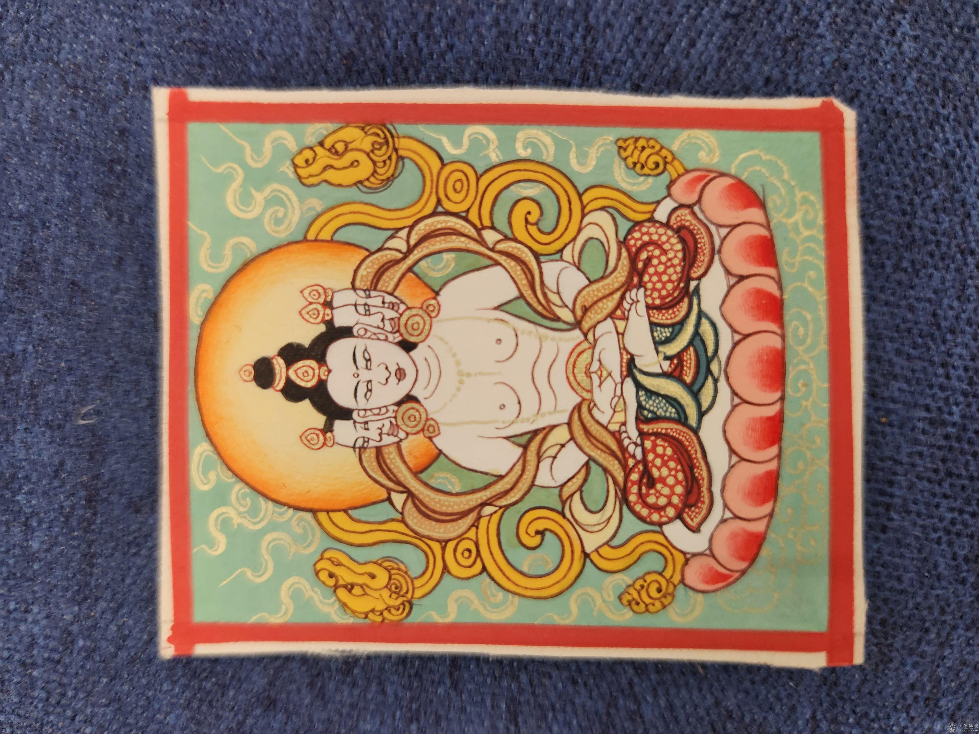 大日如来4＊5cm
