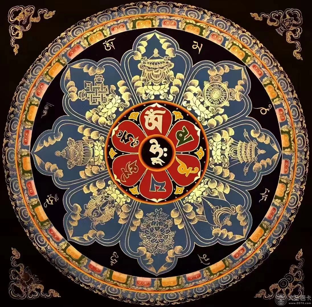 吉祥八宝咒轮