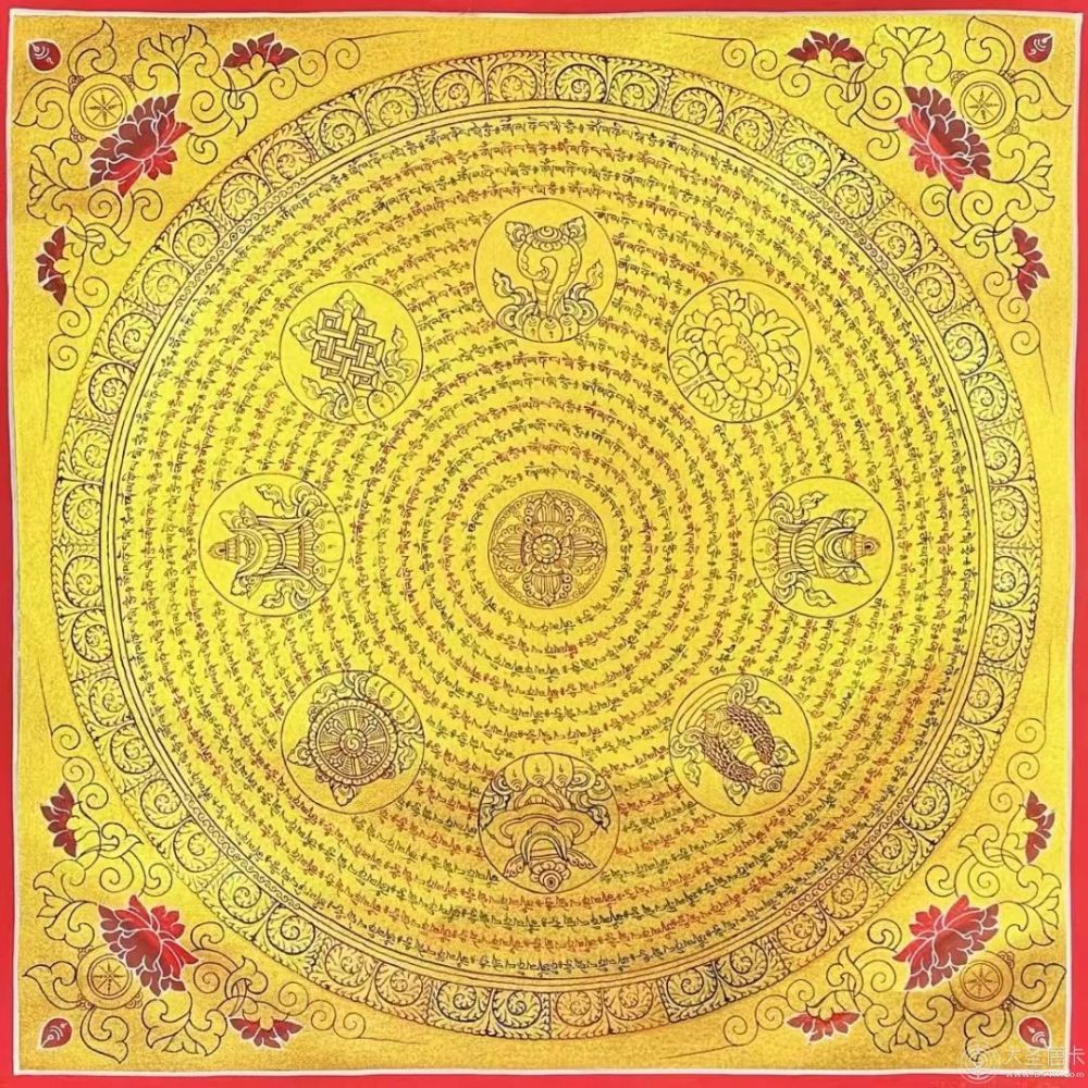 金色吉祥八宝