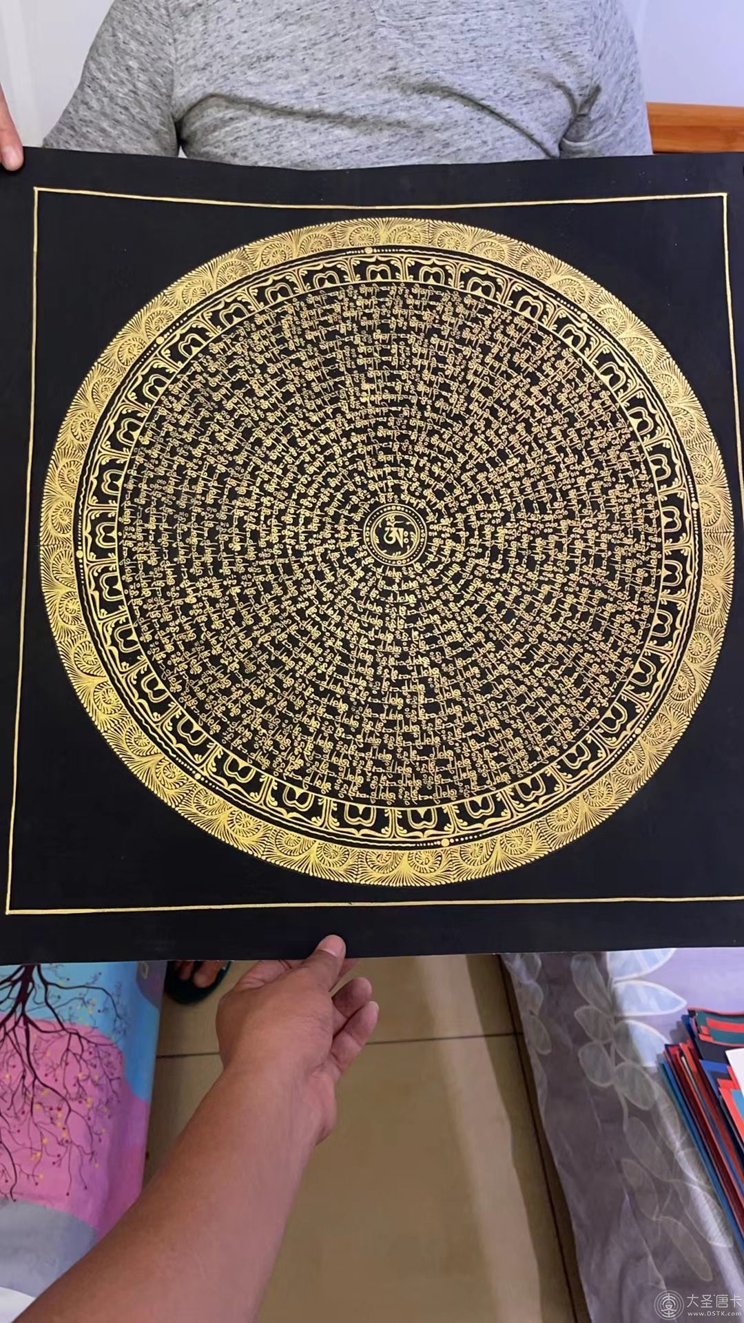 六字真言黑金